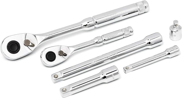 Alt view image 5 of 7 - Crescent 150 Piece 1/4" and 3/8" Drive 6 Point SAE/Metric Professional Tool Set - CTK150