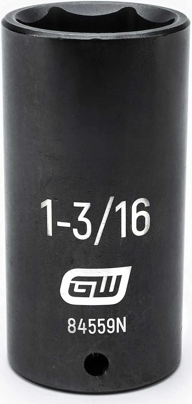 Alt view image 5 of 7 - GEARWRENCH 39 Pc. 1/2" Drive 6 Pt. Impact Socket Set, Standard & Deep, SAE - 84947N, Black