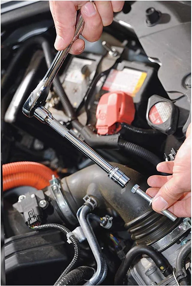 Alt view image 6 of 7 - GEARWRENCH 118 Pc. 1/4", 3/8" & 1/2" Drive 6 & 12 Pt. Mechanics Tool Set, Standard & Deep, SAE/Metric - 83001D