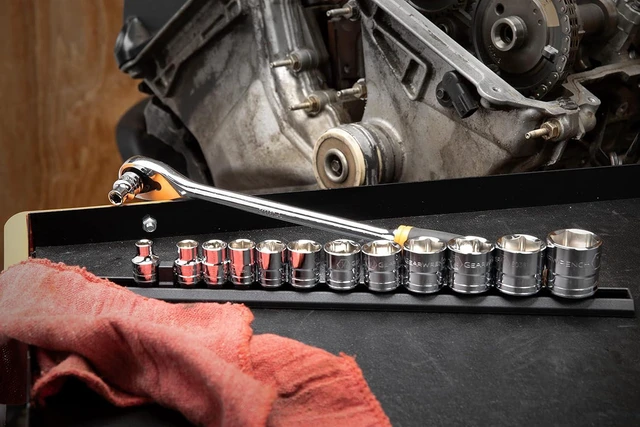 Alt view image 6 of 6 - GEARWRENCH 13 Pc. 3/8" Drive 6 Pt. Standard Socket Set, SAE - 80553