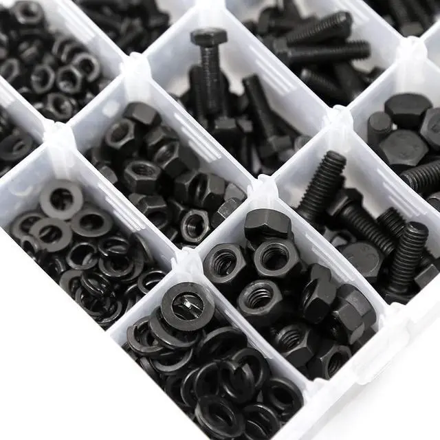 Alt view image 6 of 7 - YEEZET 163 Set M4 M5 M6 Heavy Duty Bolts and Nuts Assortment Kit Alloy Steel Grade 8.8 Includes 13 Most Common Sizes