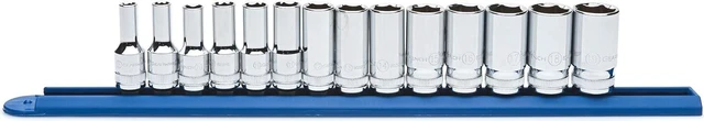 Main image of GEARWRENCH 14 Pc. 3/8" Drive 6 Point Mid-Length Socket Set, Metric - 80554S