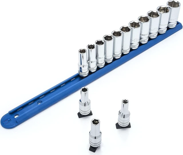 Alt view image 4 of 7 - GEARWRENCH 14 Pc. 3/8" Drive 6 Point Mid-Length Socket Set, Metric - 80554S