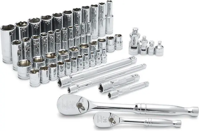 Main image of GEARWRENCH 53 Piece 1/4", 3/8" Metric 6 Point SAE Standard & Deep Mechanics Tool Set - 89091