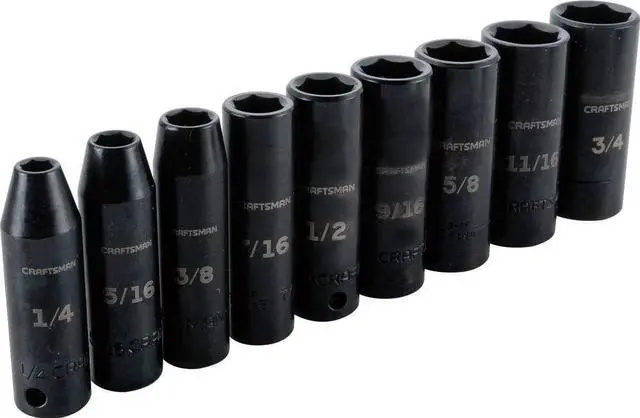 Main image of CRAFTSMAN CMMT15882 9PC IMP. 3/8" SAE DEEP