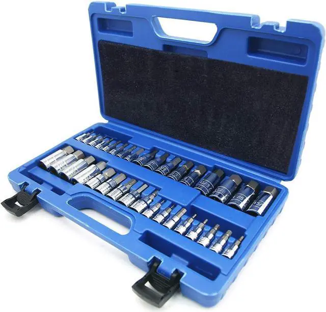 Main image of NORTOOLS 34 PCS SAE & Metric Combination Hex Bit Socket Set