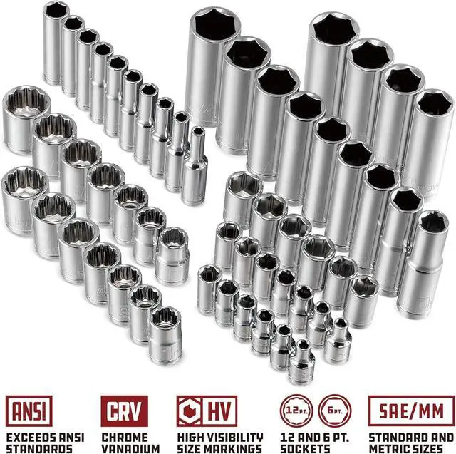 Alt view image 5 of 6 - Alltrade 642452 Auto Mechanics Service Set, 80 Piece