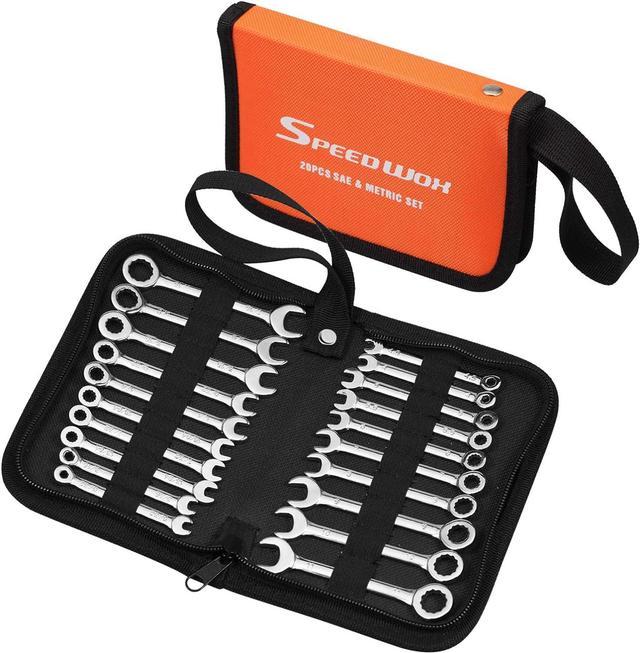 SPEEDWOX 20 Pcs Mini Combination Wrench Set Mini Ignition Wrench Set Mini Wrench  Set Metric and