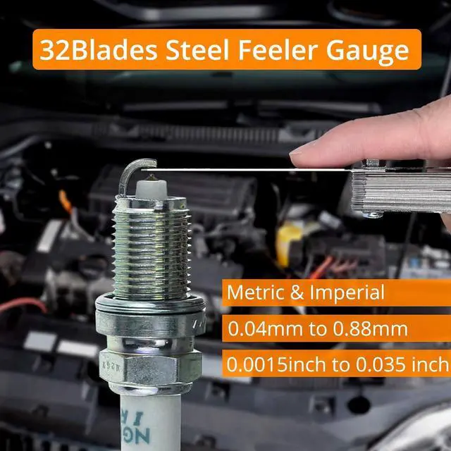 Alt view image 3 of 7 - Neoteck 6 inch/150mm Digital Caliper + Feeler Gauge Set Stainless Steel Electronic Vernier Caliper with Fractions/Inch/Metric Conversion Measuring Tool for Length Width Depth Inner Outer Diameter