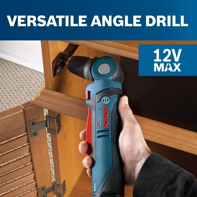 Alt view image 5 of 7 - Bosch PS11N 12V Max 3/8 in. Angle Drill (Bare Tool) , Blue