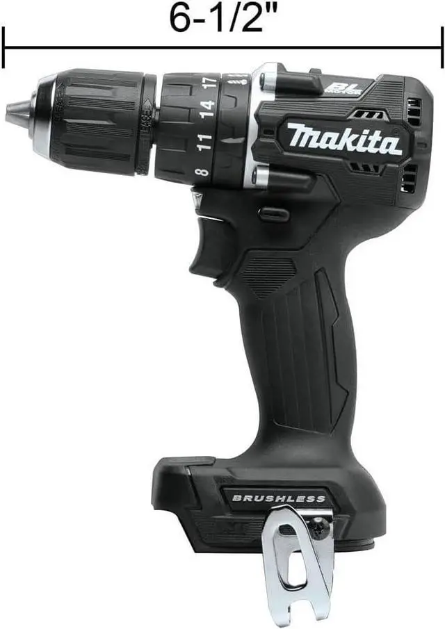 Alt view image 3 of 7 - Makita DDF487ZB 18V LXT Brushless Cordless 1/2" Sub-Compact Drill/Driver with XPT (Tool Only)