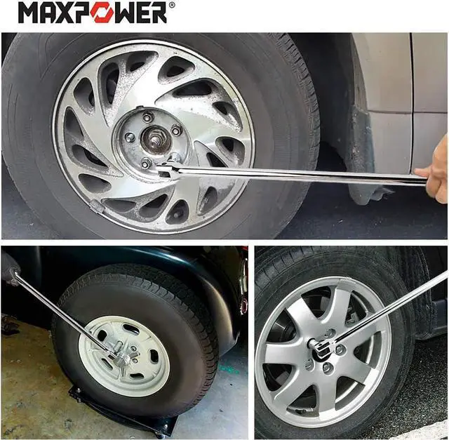 Alt view image 6 of 6 - MAXPOWER 1/2-Inch Drive Breaker Bar, 24-Inch Extended Leverage Breaker Bar Flex Handle