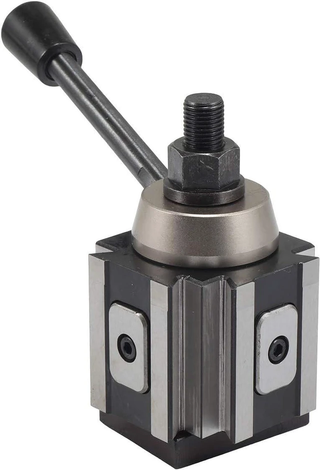 Alt view image 2 of 7 - sthus AXA Size 250-100 Set Piston Type Quick Change Tool Post Set for Lathe 6-12" USA