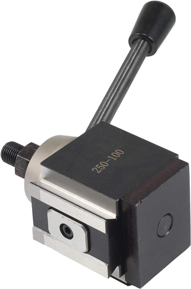 Alt view image 3 of 7 - sthus AXA Size 250-100 Set Piston Type Quick Change Tool Post Set for Lathe 6-12" USA