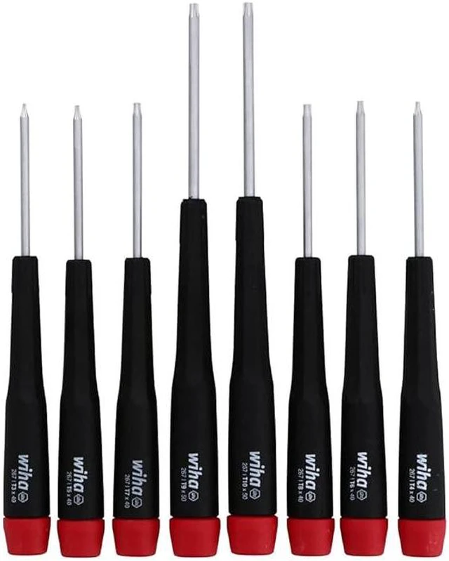 Alt view image 7 of 7 - Wiha 26799 8-Piece Torx Screwdriver Set