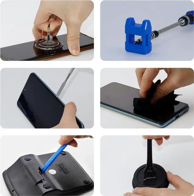 Alt view image 6 of 7 - 142 in 1 Precision Computer Screwdriver Kit Electronics Screwdriver with 120 Bits Magnetic Repair Tool Kit Mini Screwdriver Set for iPhone MacBook Laptop PC Tablet PS4 Watch Glasses