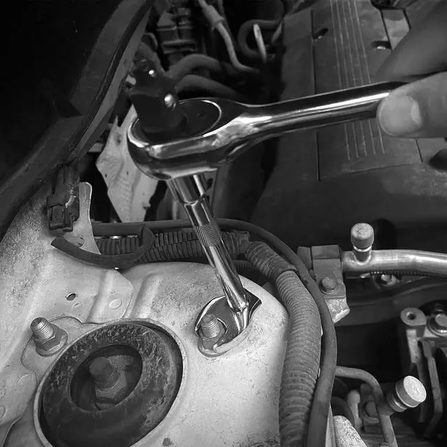 Alt view image 6 of 7 - Der Erwachte 10-Piece 3/8" Drive Crowfoot Wrench Set, Open End Wrench Set, Metric, Size Covers 10-19mm, CR-V Steel, Tools for Mechanics, Access Fasteners in Tight Spaceswith Zipper Bag