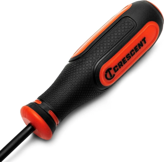 Alt view image 4 of 7 - 8PC Diamond Tip Dual Material Screwdriver Set with Phillips and Slotted Screwdrivers - CDT8PCSET