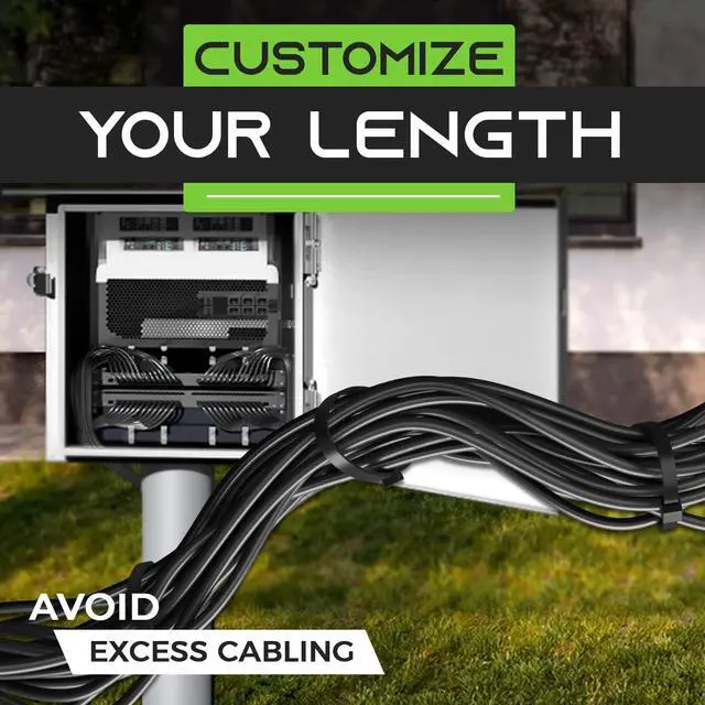 Alt view image 6 of 7 - GearIT Cat6 Outdoor Cable - 100ft Waterproof Direct Burial 23AWG Cat 6 Ethernet - FTP Foil Twisted Pair, Shielded, LLDPE Waterproof and UV Resistant