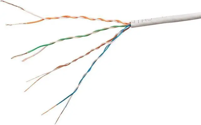 Alt view image 4 of 6 - Monoprice SlimRun Cat6 Ethernet Patch Cable - Network Internet Cord - RJ45, Stranded, 550Mhz, UTP, CMR, Riser Rated, Pure Bare Copper Wire, 28AWG, 3ft, White