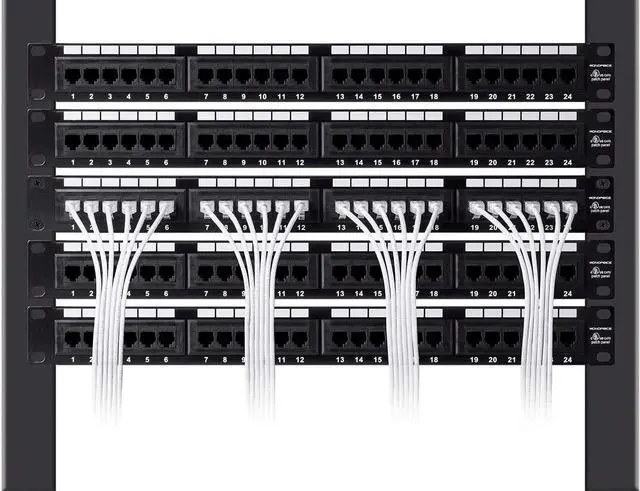 Alt view image 5 of 6 - Monoprice SlimRun Cat6 Ethernet Patch Cable - Network Internet Cord - RJ45, Stranded, 550Mhz, UTP, CMR, Riser Rated, Pure Bare Copper Wire, 28AWG, 3ft, White
