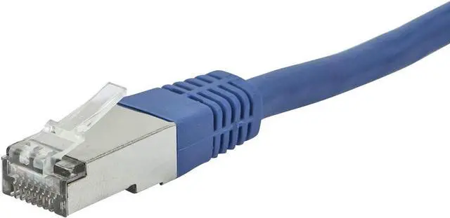 Alt view image 3 of 3 - Monoprice Entegrade Cat6A Ethernet Patch Cable - Network Internet Cord - Zeroboot RJ45, Stranded, 550Mhz, STP, Pure Bare Copper Wire, 10G, 26AWG, 1', Blue