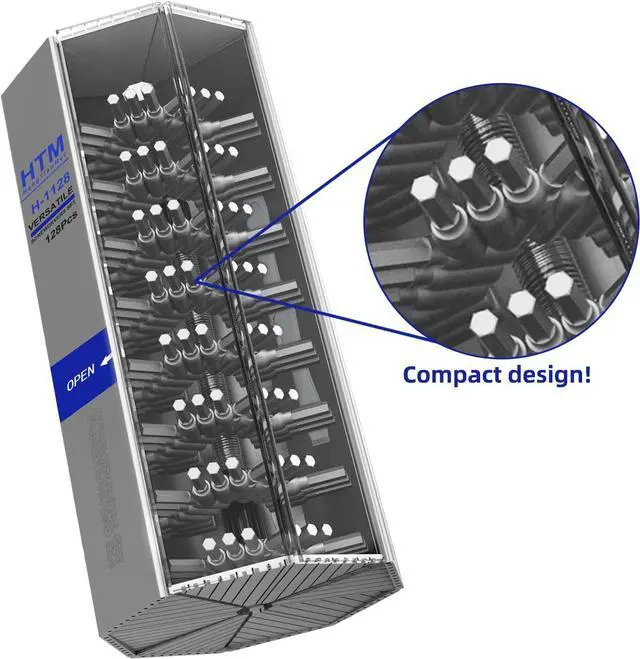 Alt view image 6 of 6 - HengTianMei 142 in 1 Precision Screwdriver Set Professional Magnetic Repair Tool Kit for Computer, Laptop, Xbox, Macbook, Game Console (H1128)