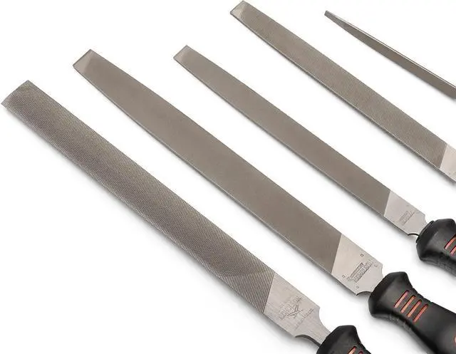 Alt view image 2 of 5 - Crescent 5 Piece General Purpose File Set with Ergonomic Handles | 22040HNNN