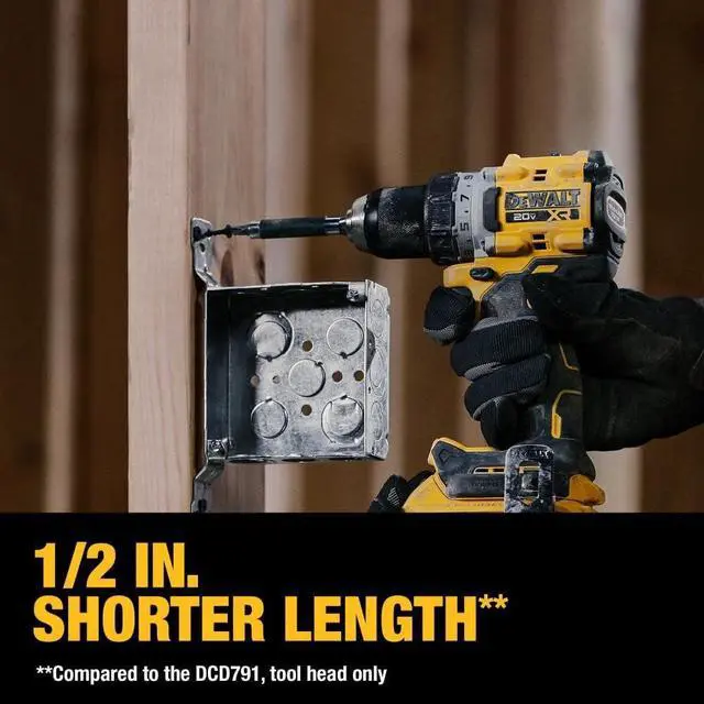 Alt view image 6 of 7 - DEWALT 20V MAX* XR Cordless Drill and Impact Driver Kit, Power Tool Combo Kit, Brushless, with 2 Batteries and Charger (DCK248D2)