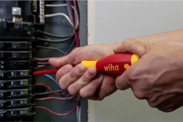 Alt view image 5 of 6 - Wiha 32080 10 Piece Insulated SoftFinish Cushion Grip Screwdriver Tray Set