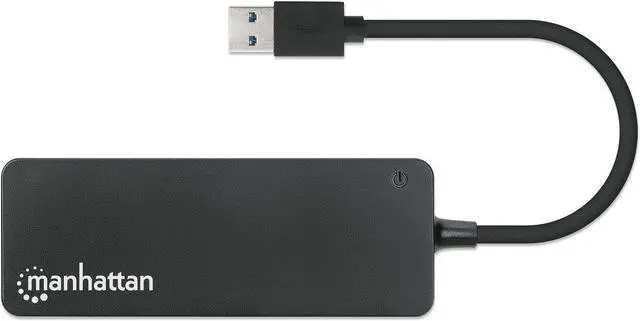 Alt view image 7 of 9 - Manhattan 7-Port USB 3.2 Gen 1 Type-A Hub - for Tablet/Notebook/Desktop PC/Keyboard/Mouse/Flash Drive - USB 3.2 (Gen 1) Type A - 7 x USB Ports - 7 x USB Type-A Ports - USB Type-A - Black - Wired - Win