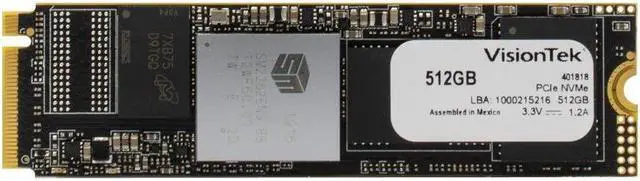 Alt view image 6 of 6 - VisionTek - 901306 - VisionTek PRO XPN 512 GB Solid State Drive - M.2 Internal - PCI Express NVMe (PCI Express NVMe 3.0