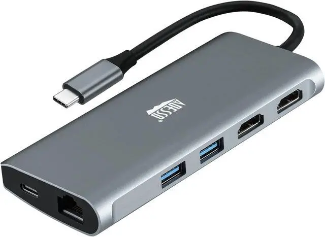 Alt view image 7 of 12 - Adesso 9-in-1 USB-C Multi-Port Docking Station (TAA Compliant)
