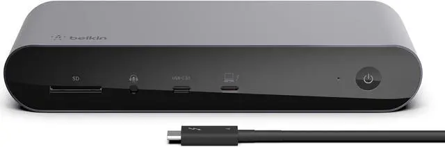 Alt view image 6 of 14 - Belkin Multiport USB-C 90W Docking Station INC006ttSGY