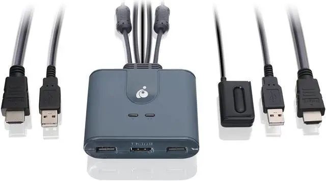 Alt view image 14 of 14 - 2-Port Full HD KVM Switch with