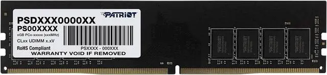 Alt view image 19 of 19 - Patriot Memory Signature Line 8GB (1x8GB) DDR4 2666MHz (PC4-21300) UDIMM Memory Module 1.2V - PSD48G266681