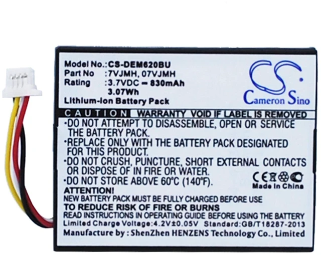 Alt view image 7 of 7 - Replacement Battery for DELL PERC H710 H710P H810, PowerEdge M620 R320 R420 R520 R620 R720 R820 T110 II