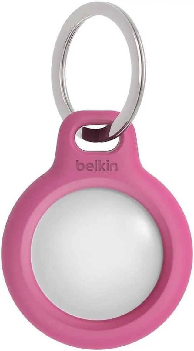 Alt view image 4 of 8 - Belkin Secure Holder with Key Ring for AirTag F8W973BTPNK