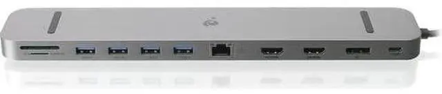 Alt view image 8 of 9 - IOGEAR Dock Pro USB-C Triple HD Dock w/ PD 3.0 GUD3C4K3