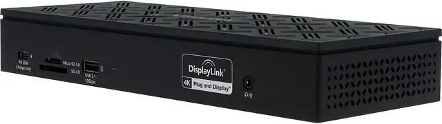 Alt view image 12 of 20 - VisionTek VT8000 Quad Display 4k USB 3.0 & USB-C Docking Station with 100W Power Delivery - for Notebook - 100 W - USB Type C - 4 Displays Supported - 4K - 4096 x 2160 - 4 x USB 3.0 - USB Type-C ...