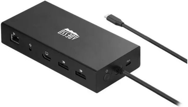 Alt view image 11 of 18 - Adesso 12-in-1 USB-C Multi-Port TAA Compliant Docking Station Black AUH4060
