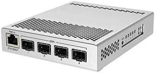 Alt view image 8 of 9 - Mikrotik CRS305-1G-4S+IN Switch with 4 SFP+ 10Gbps Ports and 1 Gigabit Ethernet Port