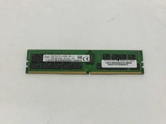 Alt view image 5 of 5 - Supermicro (HMA84GR7CJR4N-XN) 32GB SDRAM ECC Registered DDR4 3200 (PC4 25600) Server Memory Model MEM-DR432L-HL01-ER32