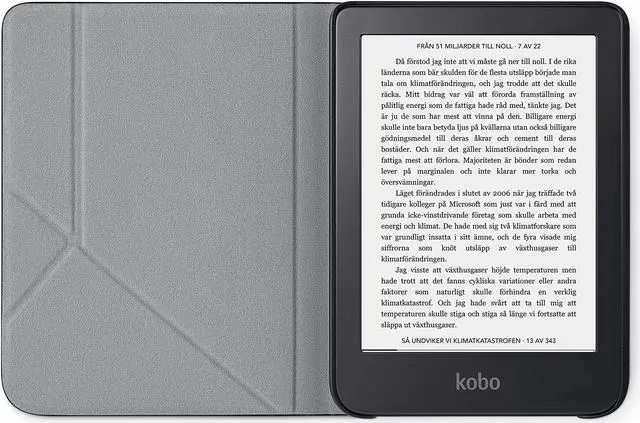 Alt view image 7 of 8 - Kobo Clara 2E Sleepcover with Stand - Black