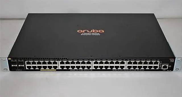 Alt view image 5 of 5 - HPE Aruba 2930F 48G PoE+ 4SFP - Switch - L3 - Managed - 48 x 10/100/1000 (PoE+) + 4 x Gigabit SFP (uplink) - rack-mounta
