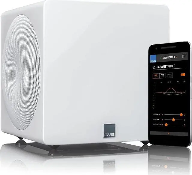 Alt view image 11 of 13 - SVS 3000 Micro Subwoofer (Piano Gloss White) | Active Dual 8-in Drivers, 800 Watt RMS, Sealed Cabinet