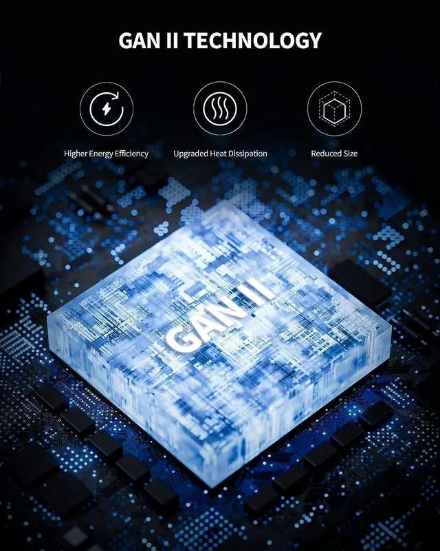 Alt view image 7 of 7 - LULULOOK 65/66W USB C Charger, Type C PPS PD Fast Gan Charger Multiport USB C Power Adapter for MacBook Pro/Air, iPad Pro, iPhone Samsung Galaxy S22 Ultra, Surface pro, Dell XPS 13