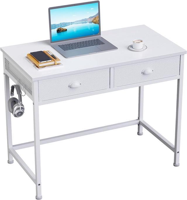 simple home office desk study bedroom