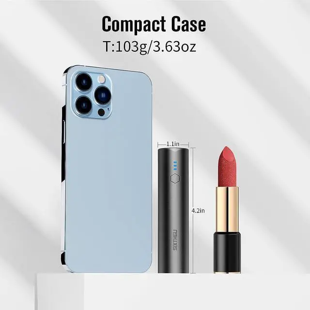 Alt view image 3 of 6 - Portable Charger Power Bank S03 2-Pack 5 000mAh Battery Pack with Fast Charging USB-C (in&Out) Compatible with iPhone 15/15 Plus/15 Pro/15 Pro Max iPhone 14/13 Series and Android Phone
