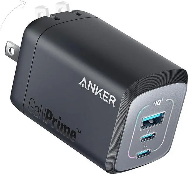 Main image of Prime 100W USB C Charger GaN Wall Charger 3-Port Compact Fast PPS Charger for MacBook Pro/Air Pixelbook iPad Pro iPhone 16/Pro Galaxy S23/S22 Note20 Pixel Apple Watch and More